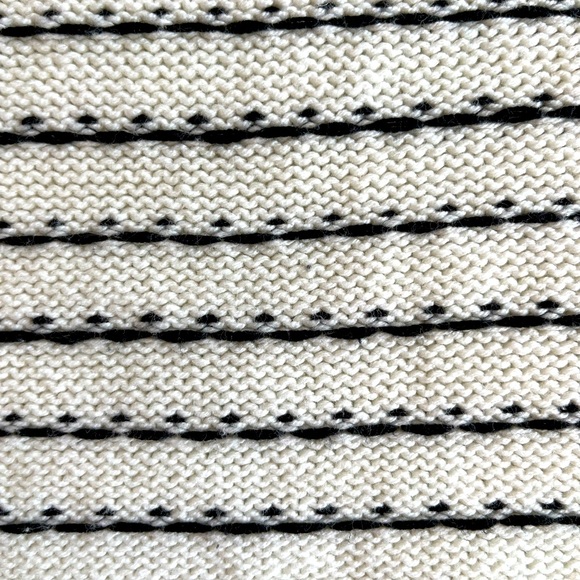 Westport Striped V-Neck Pullover Sweater | sz L - Picture 2 of 7